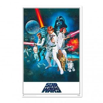 Poster Star Wars Classic La Guerra De Las Galaxias