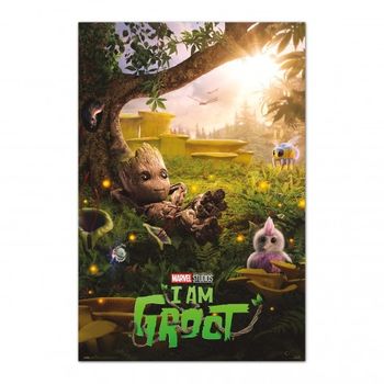 Poster Marvel Groot Chill Time