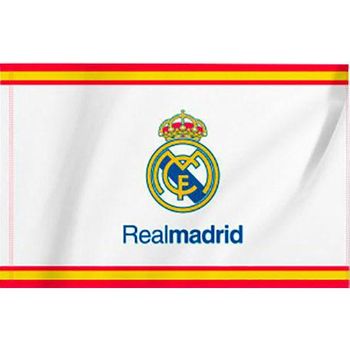 Bandera Real Madrid Blanco Grande