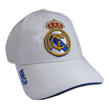 Gorra Oficial Real Madrid Cf Soccer Blanco Adulto