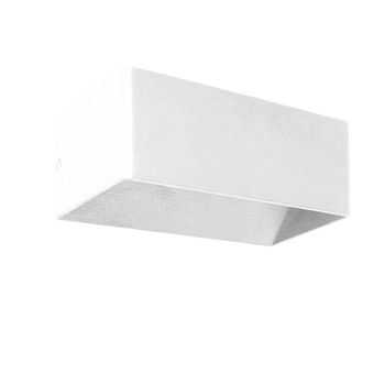 Akunadecor - Aplique De Pared Aluminio Blanco Maya