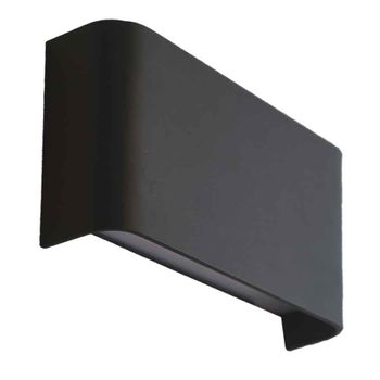 Akunadecor - Aplique De Pared Aluminio Negro Maya