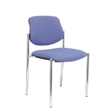 Silla Confidentevillalgordo Bali Azul Claro Chasis Cromo