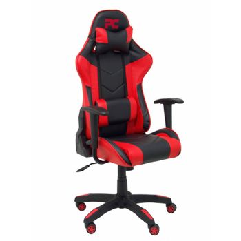 Silla De Oficina Gaming Atalaya Similpiel Negro Y Rojo.