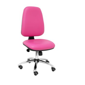 Silla De Oficina Socovos Sincro Similpiel Rosa