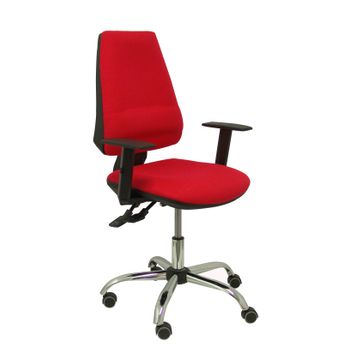 Silla De Oficina Elche S 24 Horas Bali Rojo Con Refuerzo Lumbar