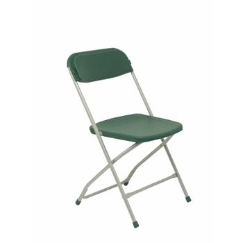 Pack 5 Silla De Oficinas Plegables Viveros Verde