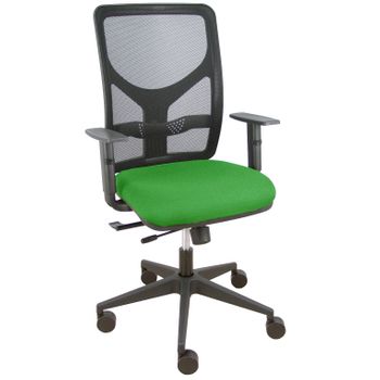 Silla Giratoria De Oficina Motilla 107 X 61 X 60 Cm - Con Traslack - Respaldo Malla - Brazos Regulables - Verde