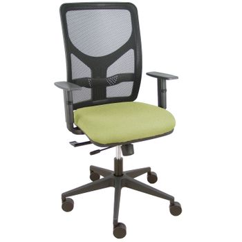 Silla Giratoria De Oficina Motilla 107 X 61 X 60 Cm - Con Traslack - Respaldo Malla - Brazos Regulables - Verde Oliva