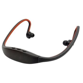 Auricular Diadema Sport Mp3+radio Fm Rojo