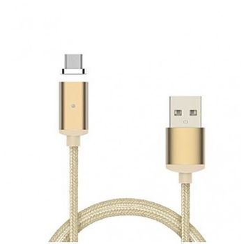 Cable Usb 2.0 Tipo A/m-micro Usb B/m 1m Biwond Metal Oro 51933