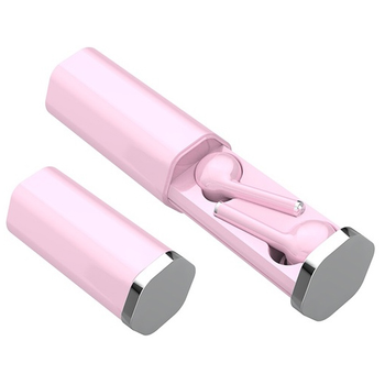 Mini Auriculares Bluetooth Tw50 Rosa