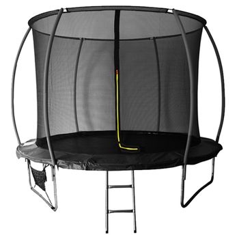 Biwond Trampolín Cama Elástica Nextjump 14 (diámetro 4.27m, Para Niños Y Adultos, Red De Seguridad, Para Exteriores) – Negro