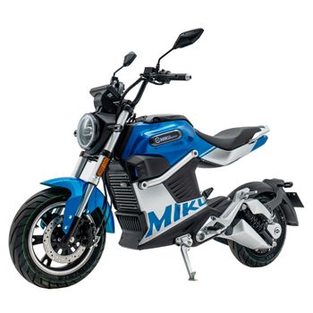 Sunra Miku Super 3000w 40ah 125e (máx. 80 Km/h, 2 Baterías Extraíbles, Autonomía De 120 Km, Encendido Huella, 3 Vel., Asiento Doble) - Azul