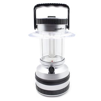 Enuc Linterna De Camping Led, Farol De Camping Luces De Tienda (resistente Al Agua, Senderismo, Pesca, Batería Incluida, Potencia 7w) - Plata