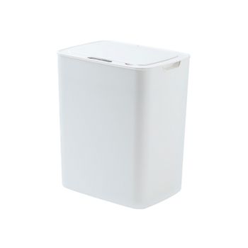 Biwond Cubo De Basura Inteligente Waste X1 (sensor Infrarojos Automático, Eléctrico, 14l, Antibacterias, Apertura Y Cierre Sin Contacto, Rango De 30cm) - Blanco