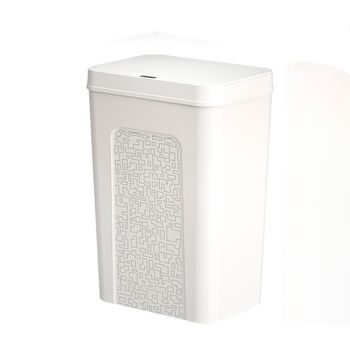 Biwond Cubo De Basura Inteligente Waste X2 (sensor Infrarojos Automático, Eléctrico, 18l, Antibacterias, Apertura Y Cierre Sin Contacto, Rango De 30cm) - Blanco