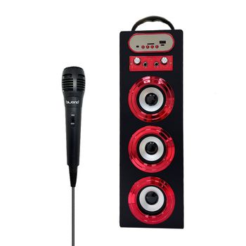 Biwond Altavoz Joybox Trisound (bluetooth, Mando Ir, Radio, Tarjeta Micro Sd, Usb, Pantalla Led, Mic Incluido) - Multicolor