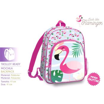 Look Like Flamingos Kl10139. Mochila 41cm.