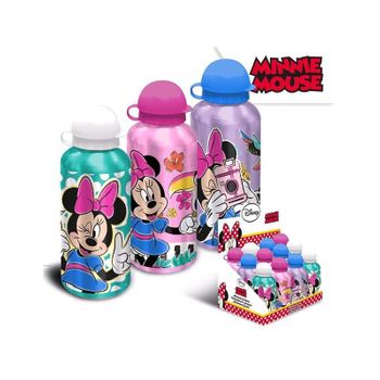 Stor Botella De Aluminio Para Niños - Cantimplora Infantil - Botella De Agua  Reutilizable De 400 Ml De Minnie Mouse (74434) con Ofertas en Carrefour