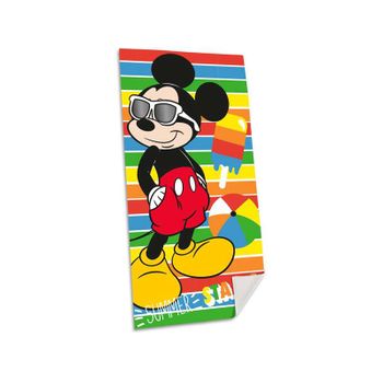 Kids Euroswan- Toalla De Algodon 70x140cm Mickey, Multicolor (mk-235t)