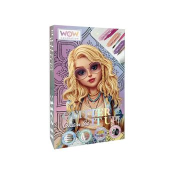 Kit De Arte Mandala Wow Generation Con Rotuladores, Bolígrafos, Acuarelas Glitter Y Libro De 40 Páginas (kids Euroswan)