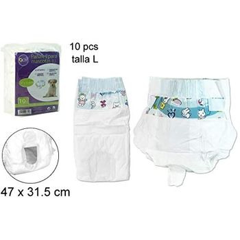 Pañales para Perros Macho - Talla L-XL 60-80cm - 12 unidades