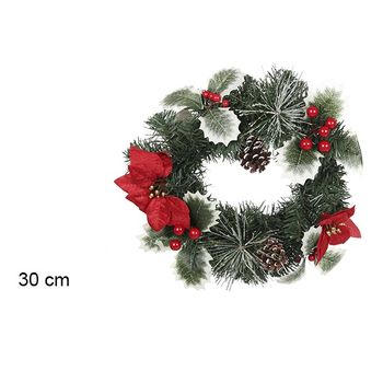 Corona Ramo Navidad 30cm