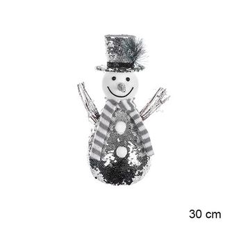 Figura Muñeco De Nieve Navidad 30cm