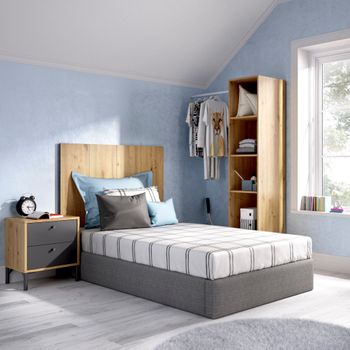 Pack Muebles Dormitorio Juvenil Completo Blancos Modernos (cama + Armario +  Escritorio) Incluye Somieres con Ofertas en Carrefour