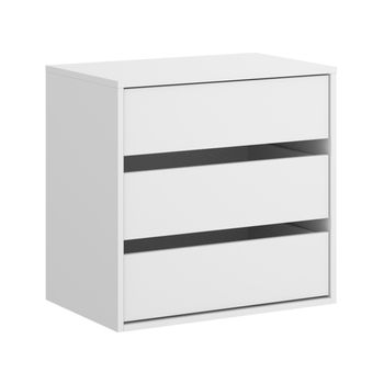 Armario Esquinero Essen 2 Módulos 3 Puertas Blanco 184x133x91 Cm