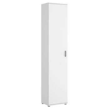 Armario Multiusos 1 Puerta - Fit - 190x39x35 - Blanco