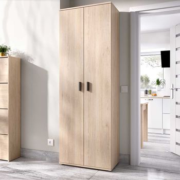 Armario Multiusos Fit 1 Puerta Natural 190,2x38,8x35,3 Cm con Ofertas en  Carrefour