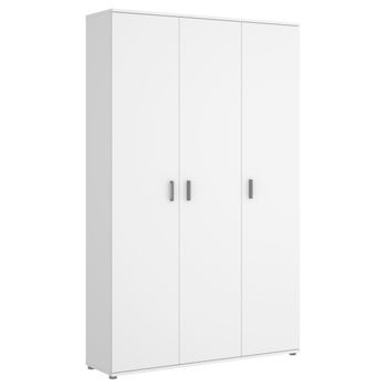 Armario Multiusos 3 Puertas - Fit - 190x116x35 - Blanco