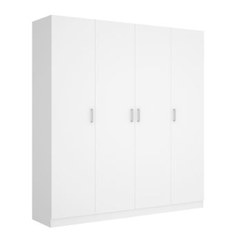 Armario De 4 Puertas - Maxi - 215x200x52 - Blanco