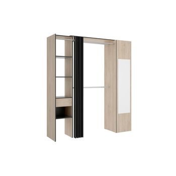 Armario Abierto, Vestidor Gontran 3 Cajones 214x141x205 Cm Color Blanco  Venta-unica con Ofertas en Carrefour