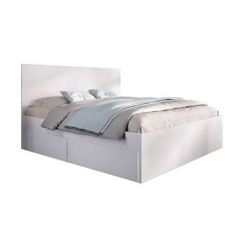 Lago B1 - Cama 135/140x190 + 4 Cajones - 100x145,4x195 - Blanco