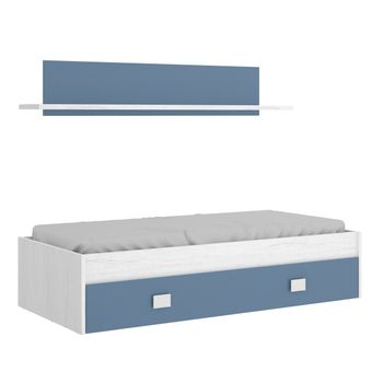 Cama Nido Drag 1 Cajón 3 Huecos De Almacenaje Blanco 60x194x97 Cm con  Ofertas en Carrefour