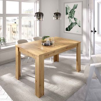 Mesa De Comedor Extensible Dine 77x140-190x90 Cm