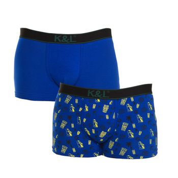 Boxer Hombre Azul Oscuro Axel – Los Tres Elefantes Tienda Online