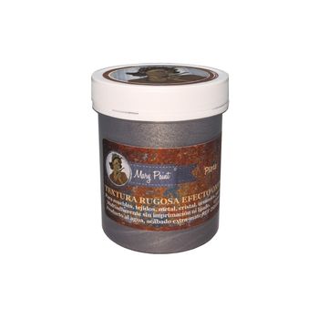 Textura Rugosa Color Plata  Satinado 250ml Mary Paint