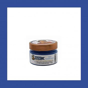 Pintura Muebles Al Agua Multisuperficie Acabado Mate Azul Mediterráneo 140ml Mary Paint