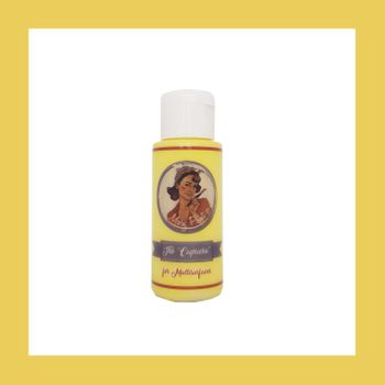 Pintura Manualidades Al Agua  Mate Y004 Amarillo  60 Ml. The Capricho Mary Paint