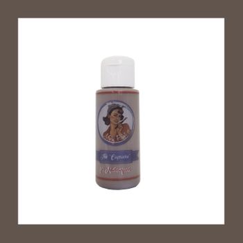 Pintura Manualidades Al Agua  Mate T010 Chocolate  60 Ml. The Capricho Mary Paint