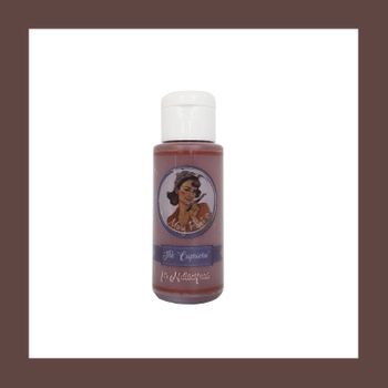 Pintura Manualidades Al Agua  Mate T014 Caoba  60 Ml. The Capricho Mary Paint