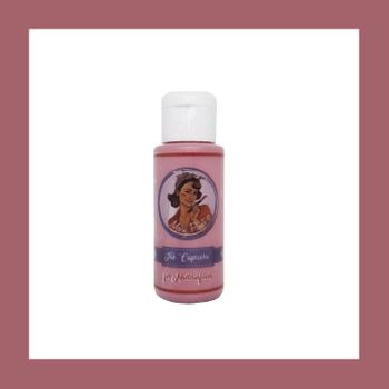 Pintura Manualidades Al Agua  Mate R005 Rojo Turco  60 Ml. The Capricho Mary Paint