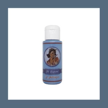 Pintura Manualidades  Al Agua  Mate A013 Azul Vintage  60 Ml. The Capricho Mary Paint