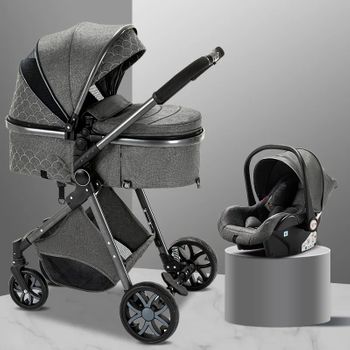 Carrito De Bebé Duo 2 In 1 Myla Beige con Ofertas en Carrefour