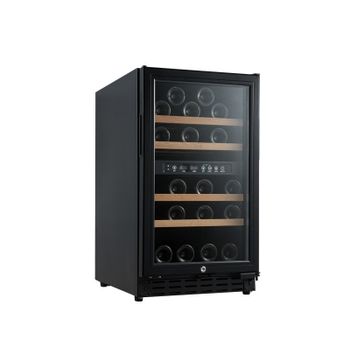 Vinoteca Capacidad 32 Botellas Dos Temperaturas  Vinobox 40 Negro