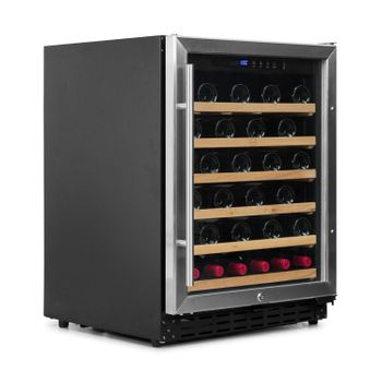 Vinoteca Capacidad 46 Botellas Mono Temperatura Vinobox 50 Inox